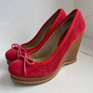 Zigi vintage suede wedges